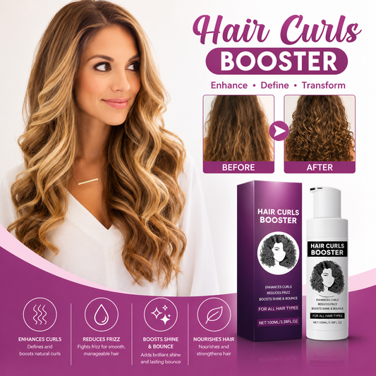 Curly Hair Styling Mousse – Defines Curls, Reduces Frizz & Adds Lasting Volume