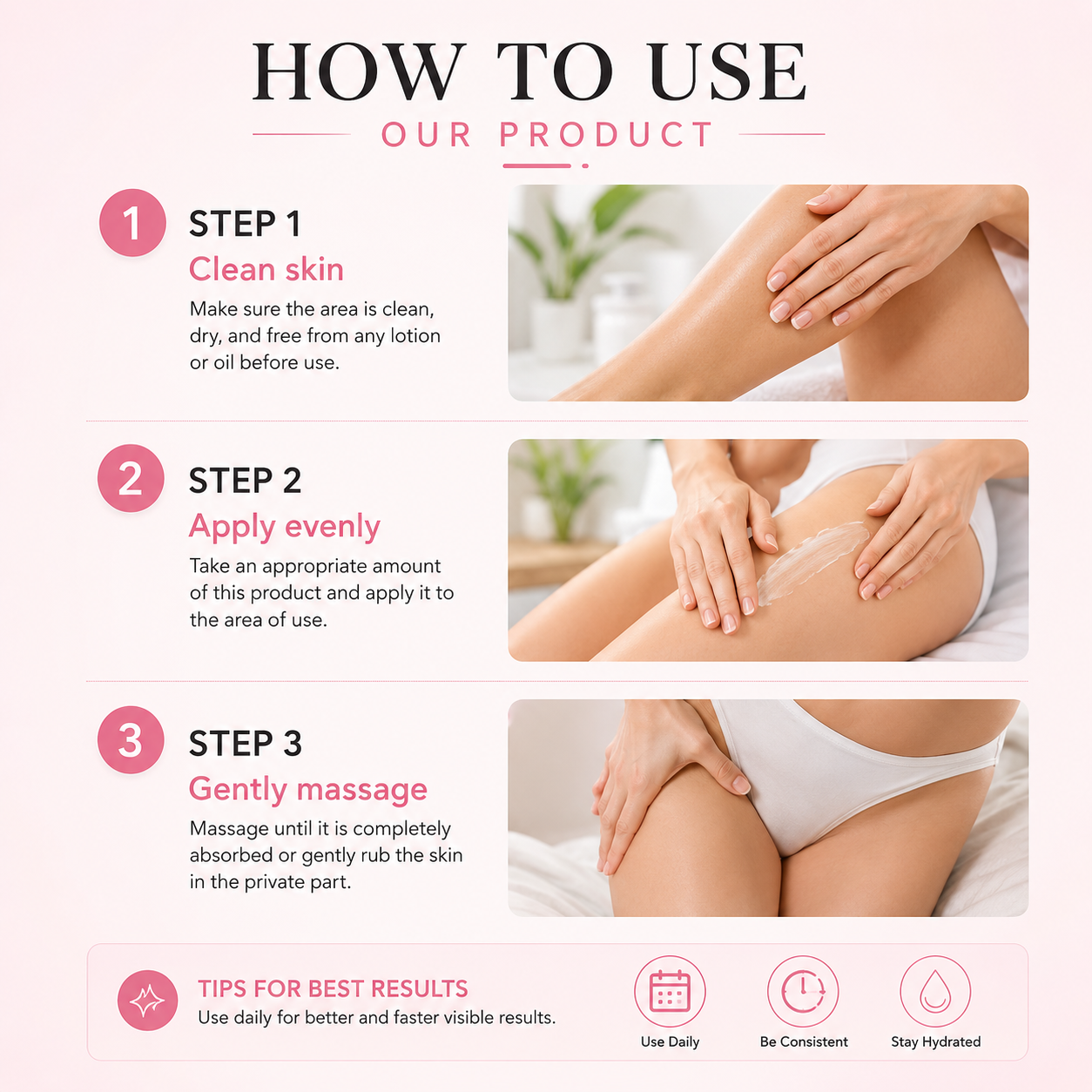 Private Area Brightening Cream – Underarm, Bikini & Inner Thigh Care