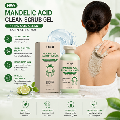 Body Exfoliating Gel with Mandelic Acid – Gentle Pore Cleansing & Moisturizing Care