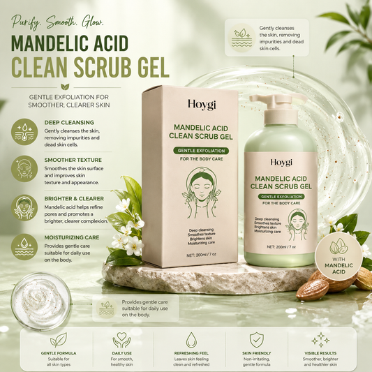 Body Exfoliating Gel with Mandelic Acid – Gentle Pore Cleansing & Moisturizing Care