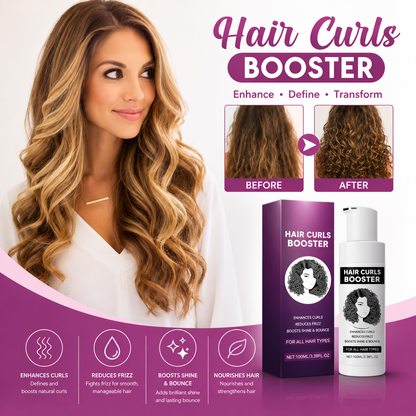 Curly Hair Styling Mousse – Defines Curls, Reduces Frizz & Adds Lasting Volume