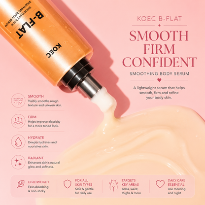 KOEC B-Flat Belly Firming Cream – Hydrating & Smoothing Body Cream with Avocado & Shea Butter (60ml)