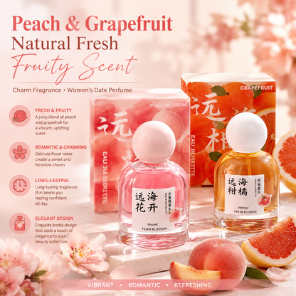 Fresh Peach & Watermelon Fragrance – Lightweight Eau de Toilette for Women