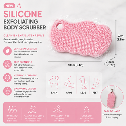 Magic Bath Sponge – Gentle Exfoliating Body Scrubber for Smooth, Clean Skin