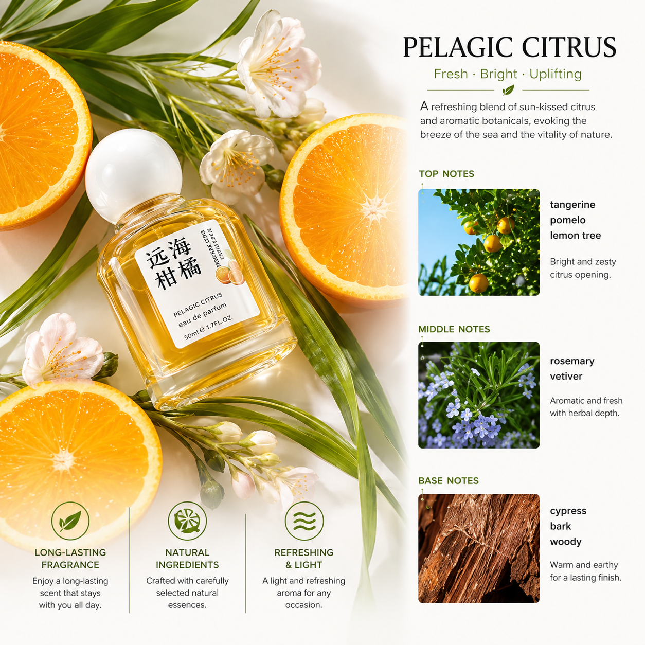 Fresh Peach & Watermelon Fragrance – Lightweight Eau de Toilette for Women