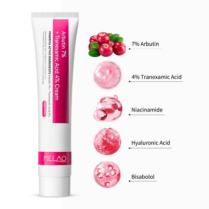 Skin Care Cream Arbutin 7.0 Txa 4.0 Oem Cosmetic Manufacturer Iso22716 Gmpc Alpha Arbutin Niacinamide Cream Private Label