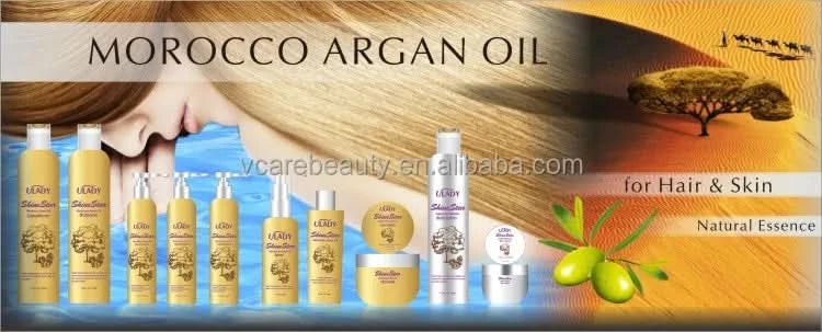 Wholesale Morocco Argan Oil Herbal Private Label Cold-Pressed Cosmetic Hair Skin Care Nourishing Refreshing Repairing Leave-In