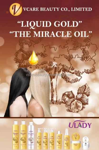 Wholesale Morocco Argan Oil Herbal Private Label Cold-Pressed Cosmetic Hair Skin Care Nourishing Refreshing Repairing Leave-In