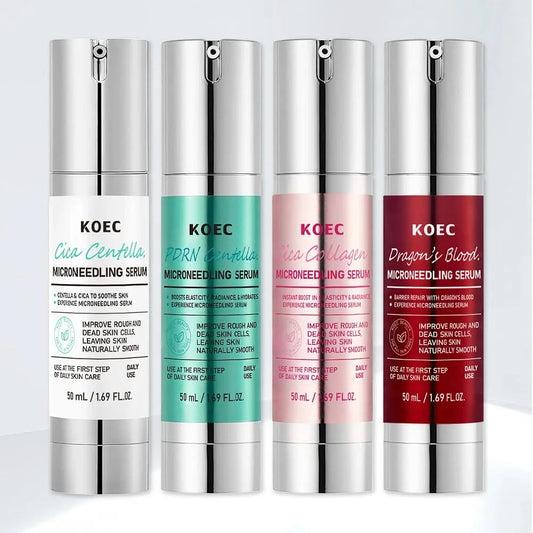 KOEC PDRN /Red Booster Dragon Blood/Collagen /CICA /Needle Shot Spicule Serum for Pore Care & Exfoliation Korean Skin Care OEM