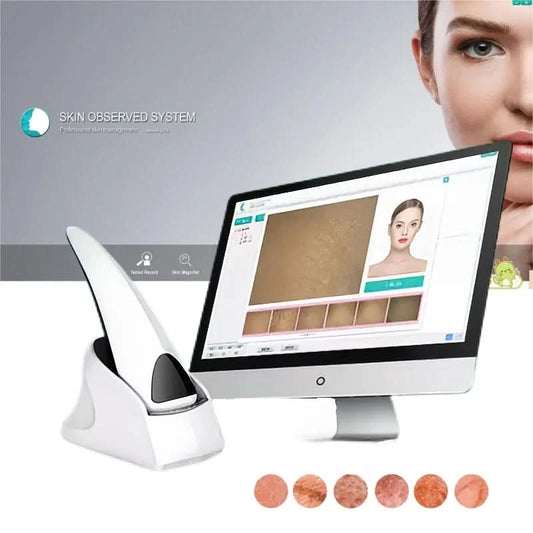 Factory Wholesale High-Definition Digital Skin Analyzer Intelligent Beauty Instrument for Skin Care Healthcare Supply English